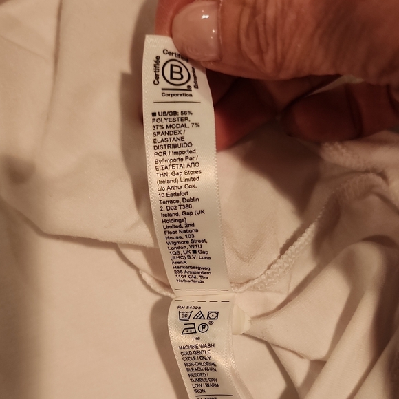 Athleta White Short Sleeve Tee - Picture 10 of 10